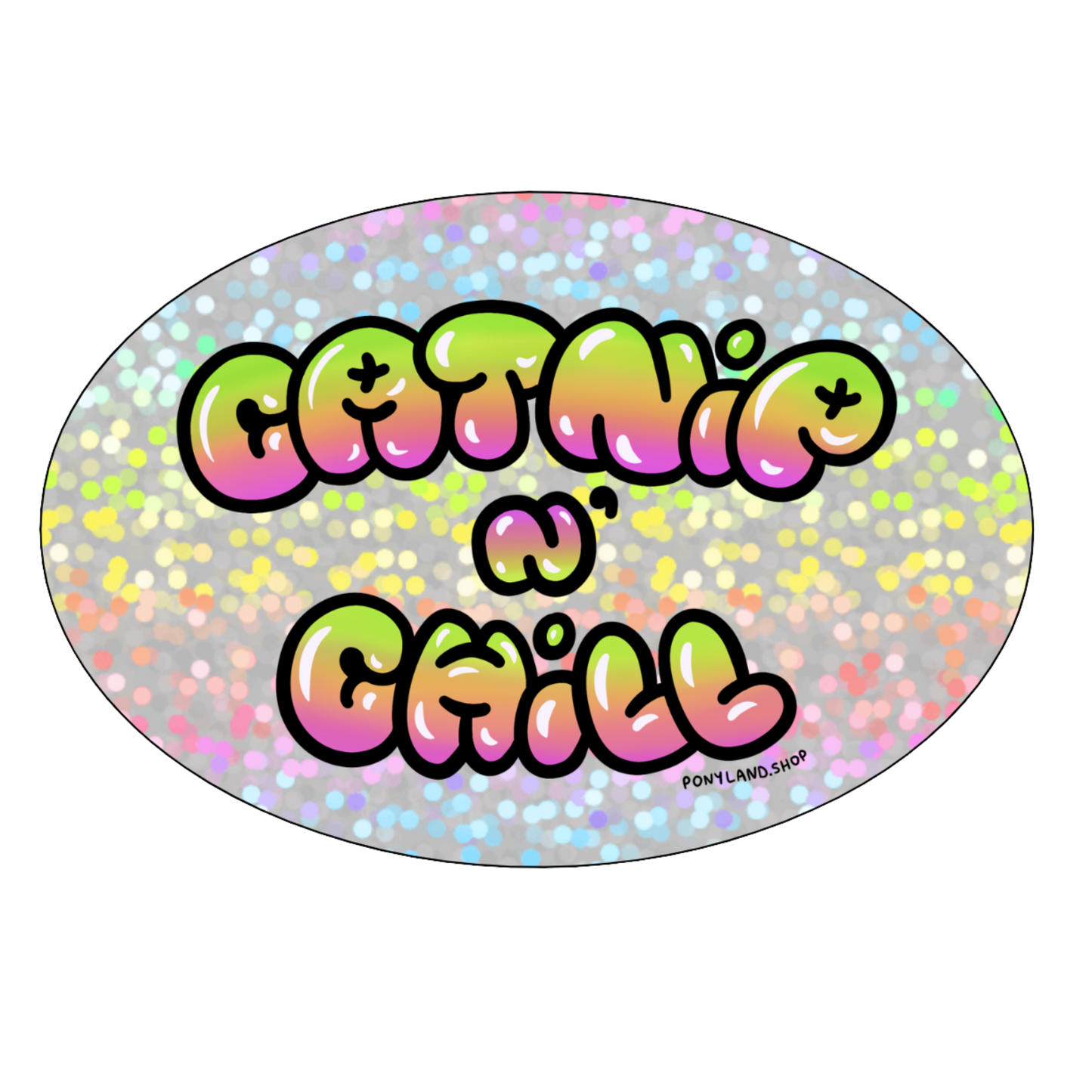 'Catnip n' Chill' Sticker