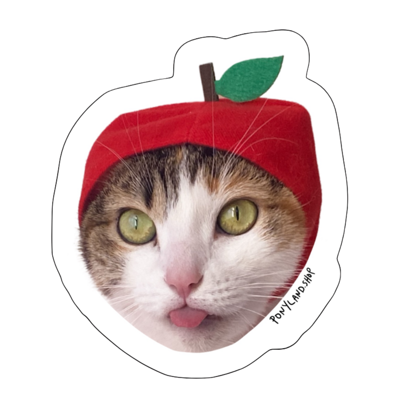 "Apple Head Pony" Sticker