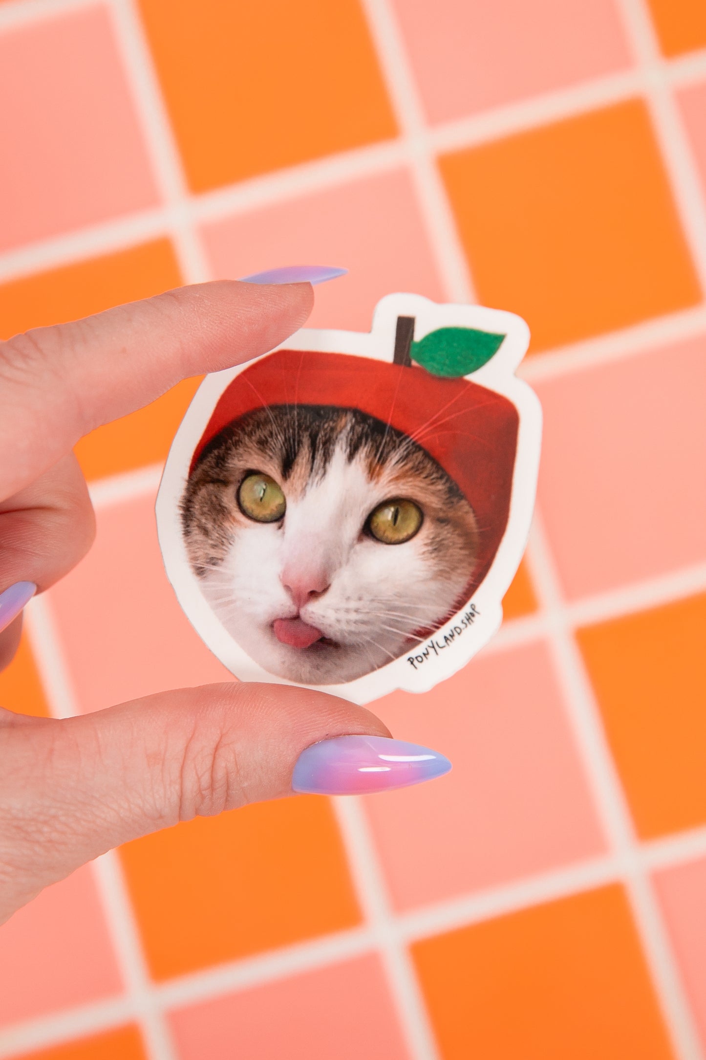 "Apple Head Pony" Sticker