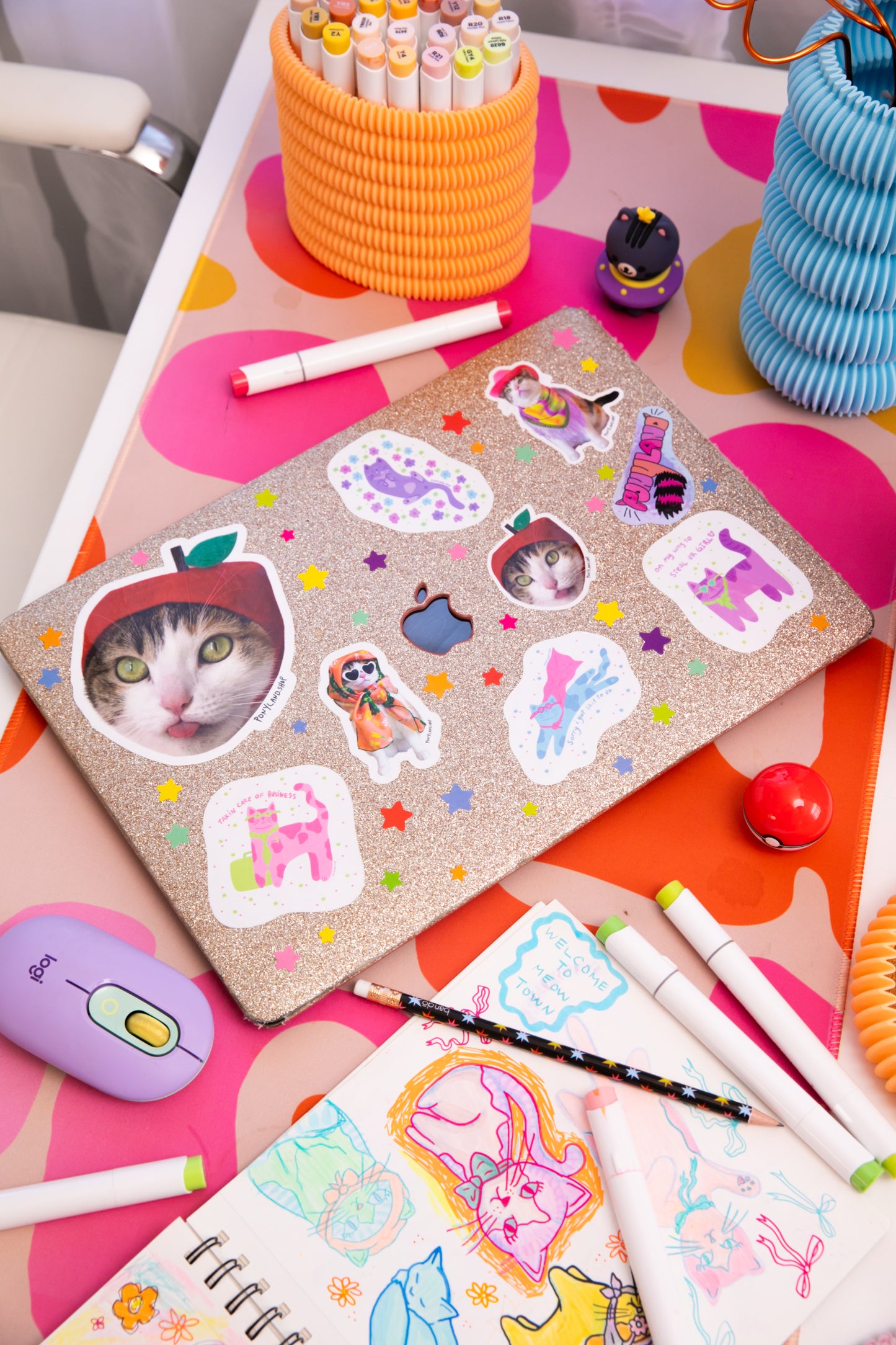 "Apple Head Pony" Sticker