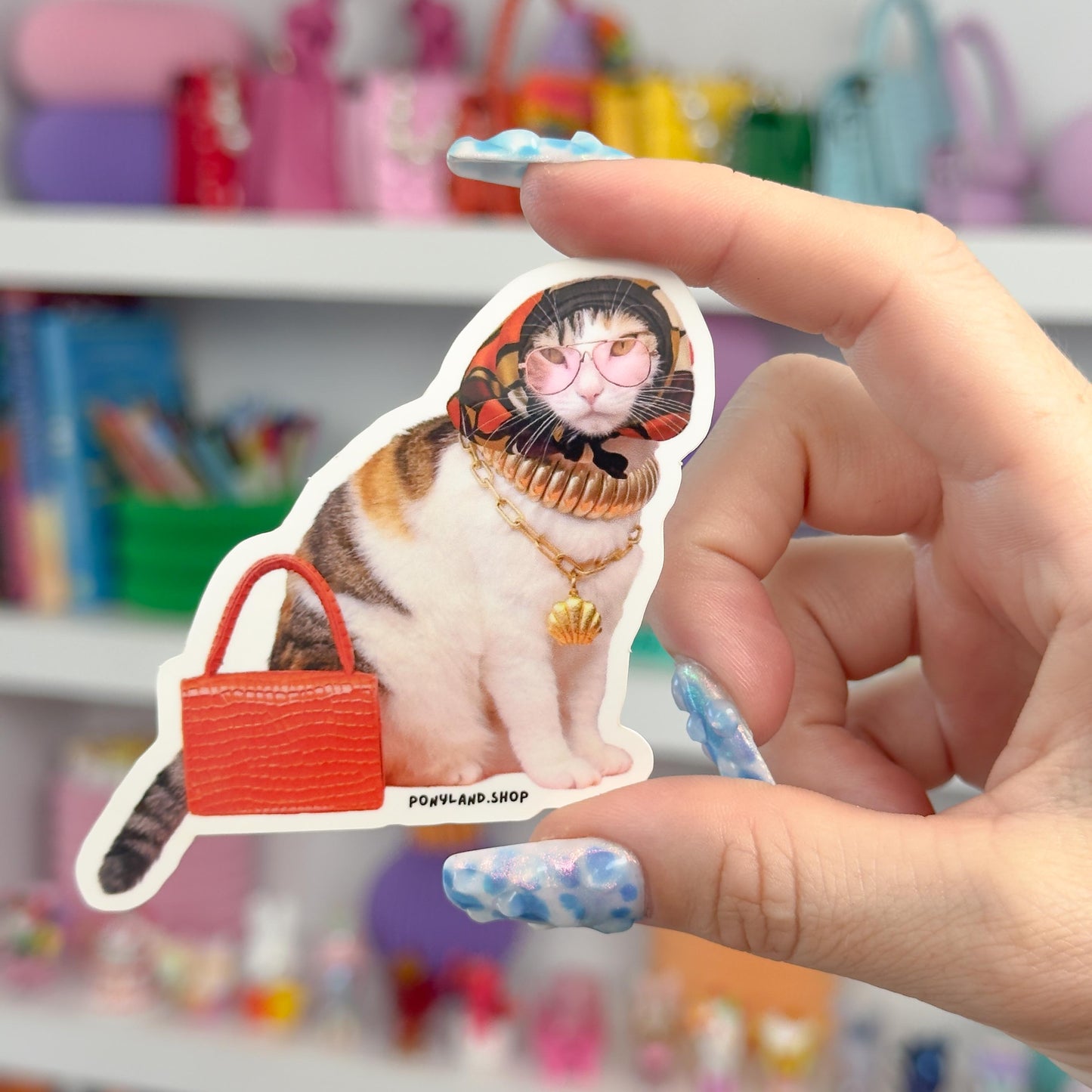 'Glamour-Puss Pony' Sticker