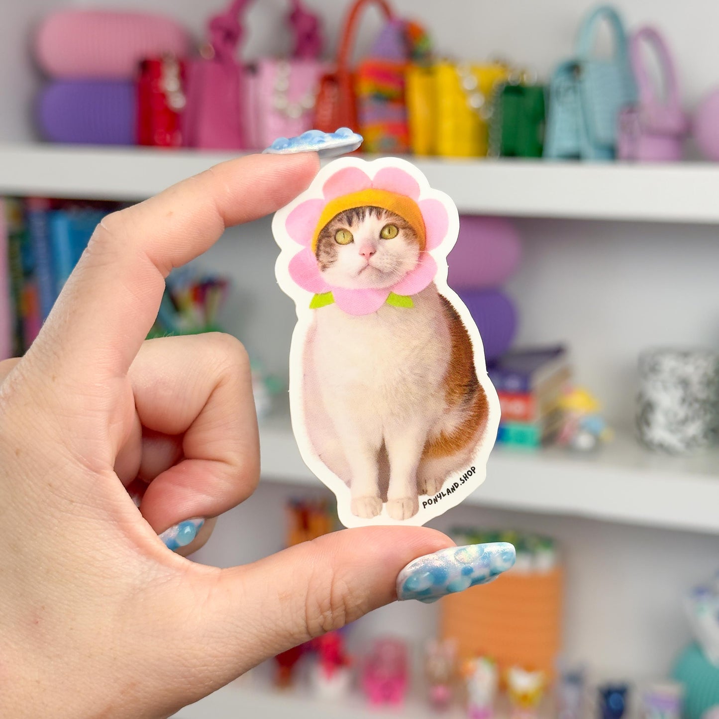 'Flower Child Pony' Sticker