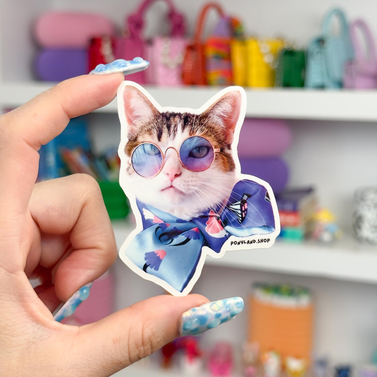 'Blue Steel Pony' Sticker