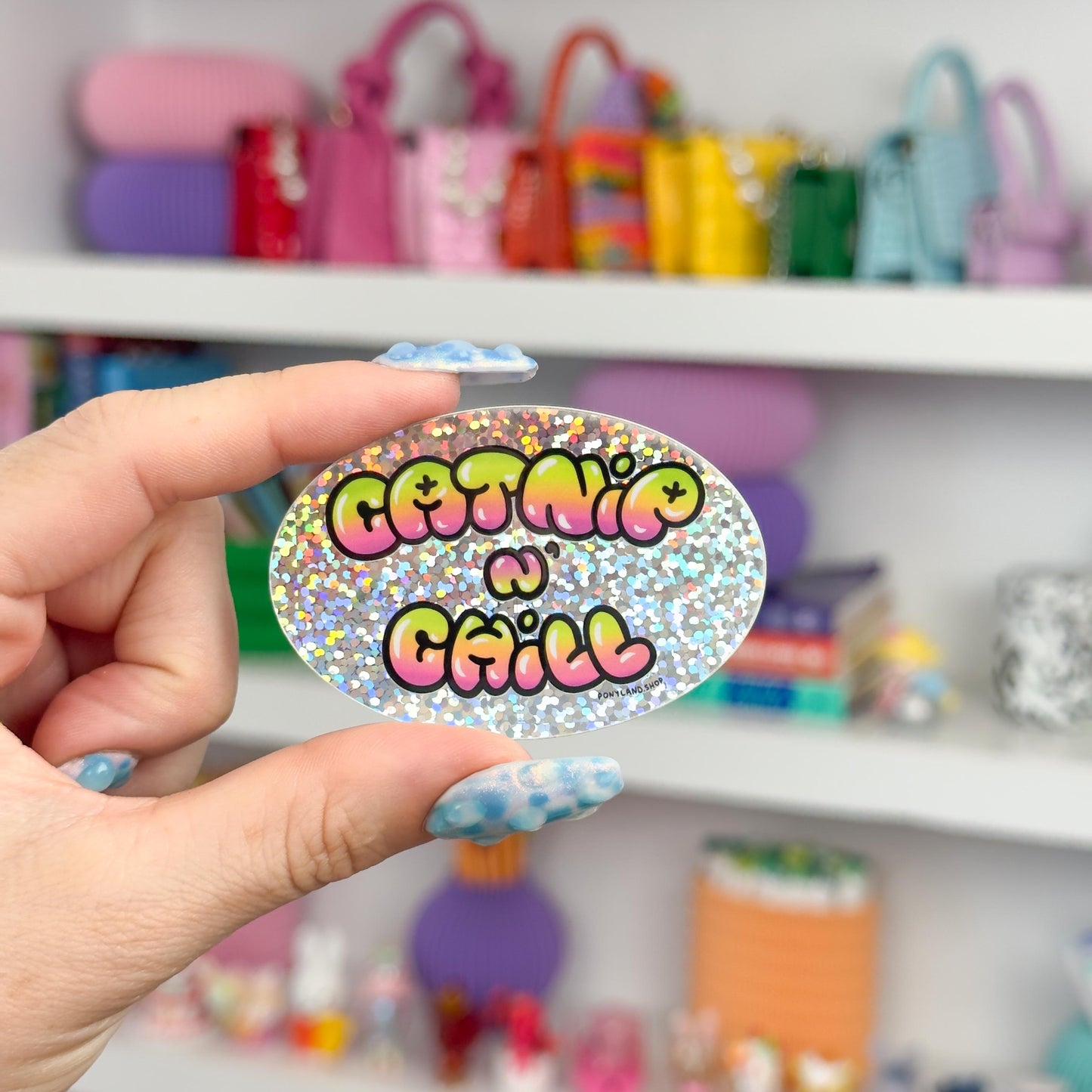 'Catnip n' Chill' Sticker