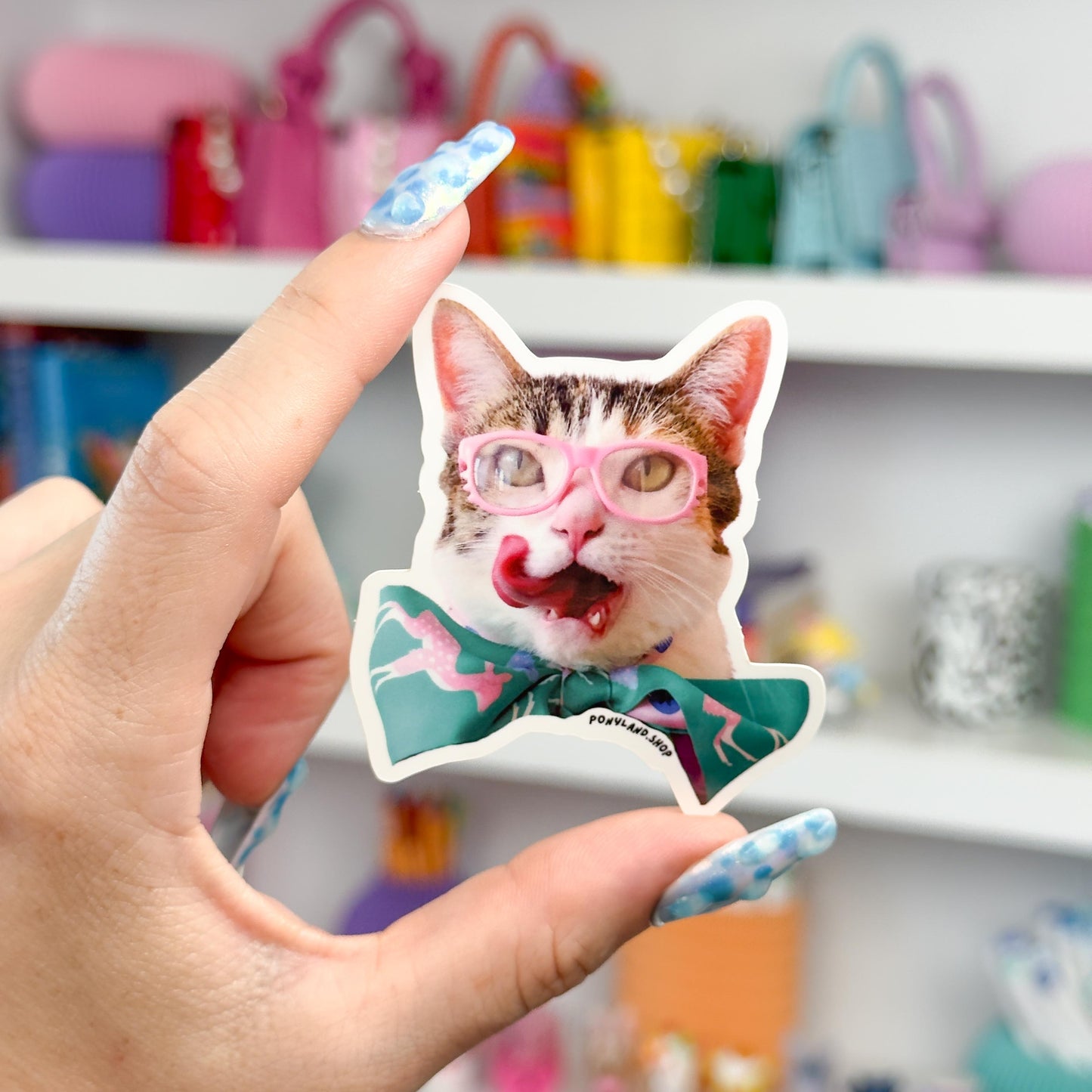 'Lickin'-Them-Chops' Sticker
