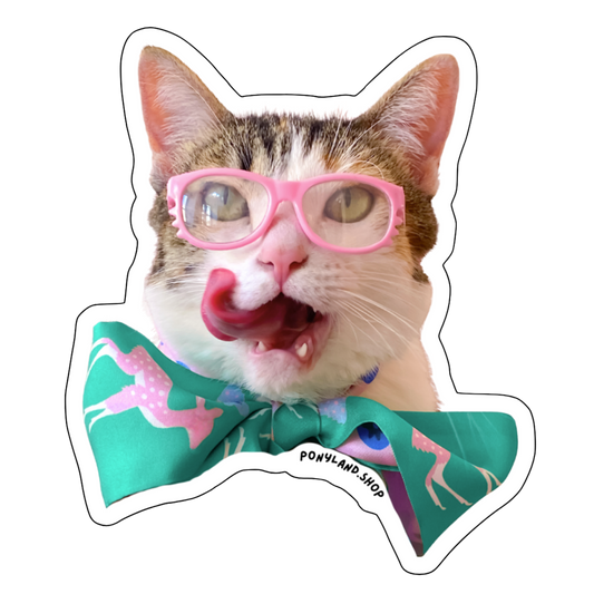 'Lickin'-Them-Chops' Sticker