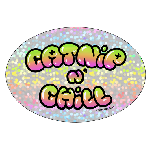 'Catnip n' Chill' Sticker
