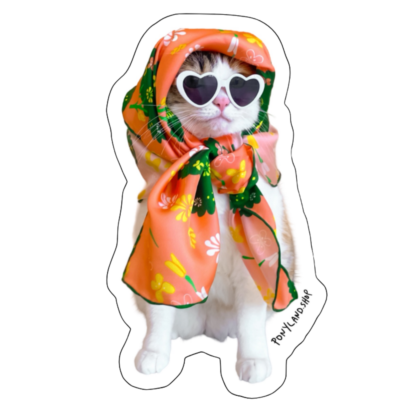 "Fabulous Pony" Waterproof UV Vinyl Sticker