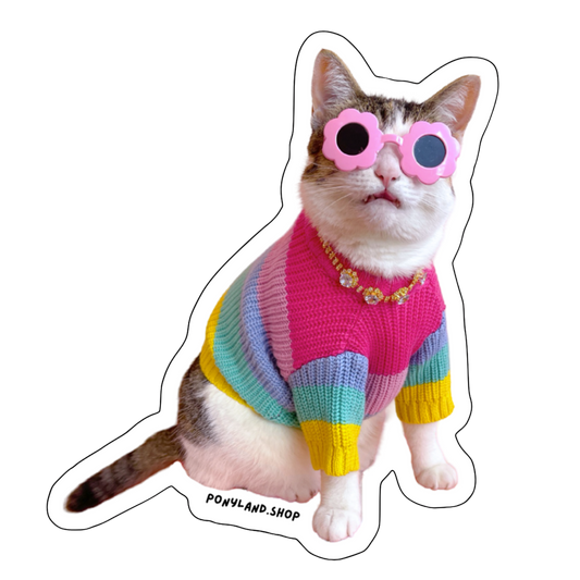 'Sweater Weather Pony' Sticker